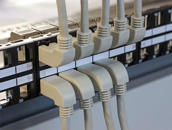 Delock Patchcord Cat.6A SSTP με Γωνιακό Βύσμα 0,5m