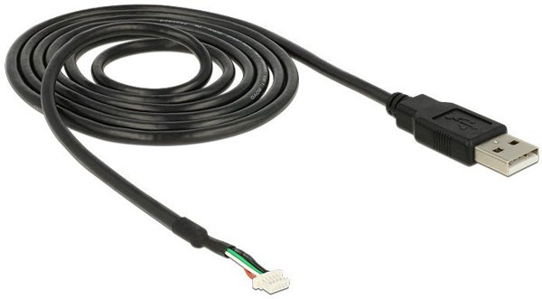 DeLOCK 95986 kabel do aparatu 1,5 m Czarny