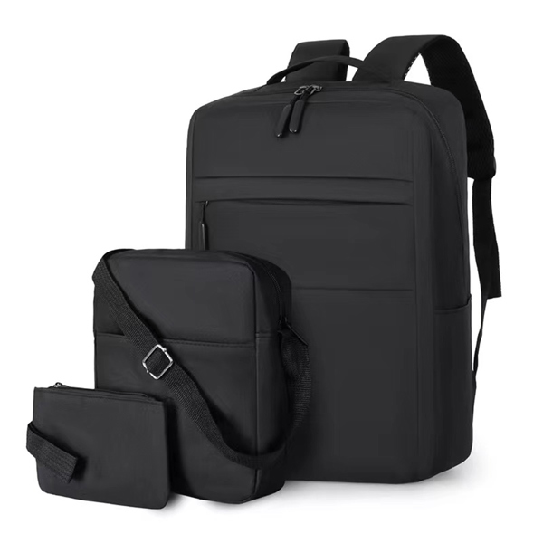 Laptop backpack No brand BP-38, 3in1, 15.6", Μαυρο - 45312