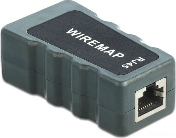 Delock Tester Καλωδίων LCD για RJ45, PoE και DC (63110)