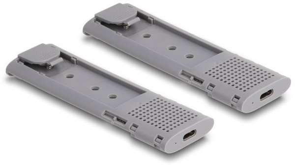 Εξωτερική Θήκη USB Type-C Dual Combo για 2 x SSD M.2 NVMe PCIe ή SATA - Χωρίς Εργαλεία