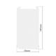 Tempered glass DeTech, Universal, για 5.5", 0.26mm, Διαφανής - 52266
