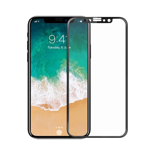 Screen protector Mocoson Polymer Nano Ceramic, Full 5D, για το iPhone X, 0.3mm, Μαυρο - 52594