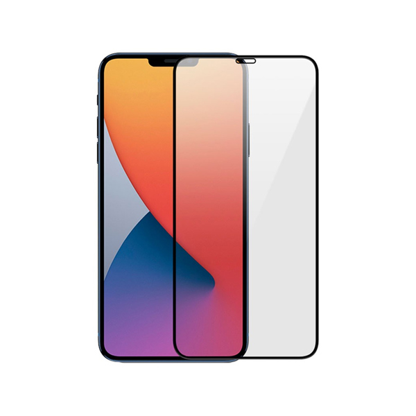 Tempered glass DeTech, για iPhone 12, 0.3mm, Μαυρο - 52642