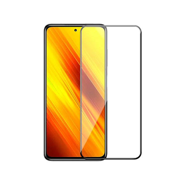 Fullscreen tempered glass No brand, For Xiaomi Pocophone X3, 3D Full Glue, 0.3mm, Μαύρο - 52672