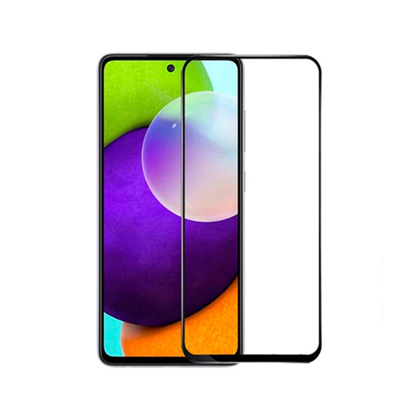 Fullscreen tempered glass No brand, For Samsung Galaxy A52, 3D, 0.3mm, Μαύρο - 52696