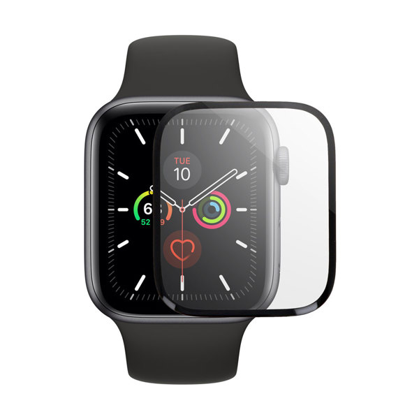 Tempered glass DeTech, για Apple Watch, 45mm, 3D Full Glue, 0.3mm, Μαυρο - 52717