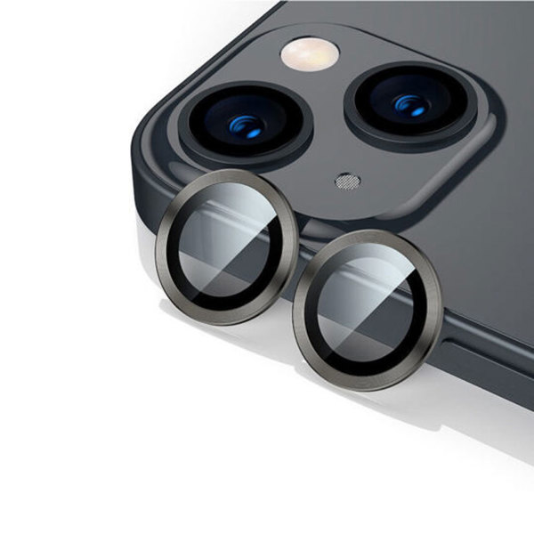 Camera lens Tempered Glass DeTech, για iPhone 15, Μαυρο - 52728