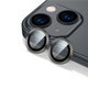 Camera lens Tempered Glass DeTech, για iPhone 15, Μαυρο - 52728