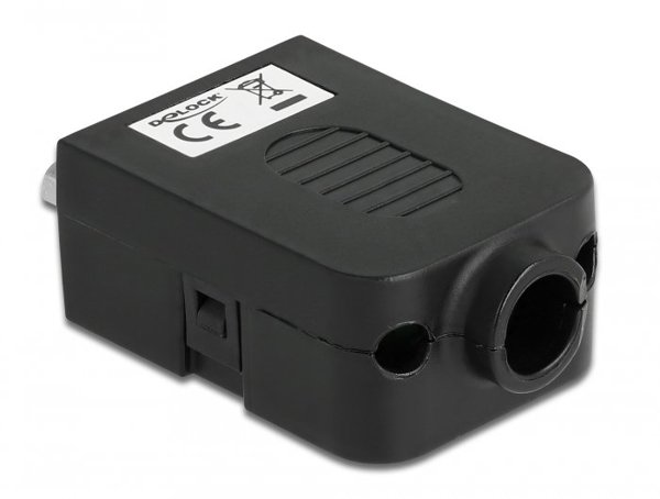 DELOCK Adapter D-Sub9 Buchse zu Terminalblock mit Gehäuse