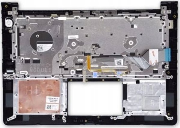 Dell ASSY KYBD 80 USINTL W/FPR BLT