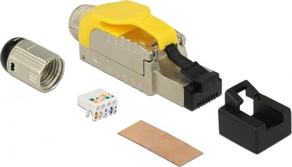 Delock DELOCK RJ45 wtyk konfekcjonowany Cat6A Metall wykonczzony