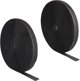 DELOCK Strapazier Klettband Haft u. Flauschband 25mx25mm SW