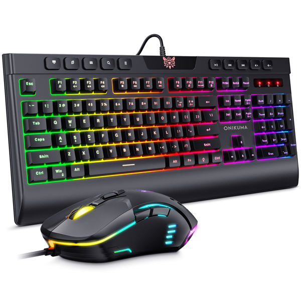 Ενσύρματο Σετ Gaming Onikuma G21 & CW902, Μαυρο - 6151