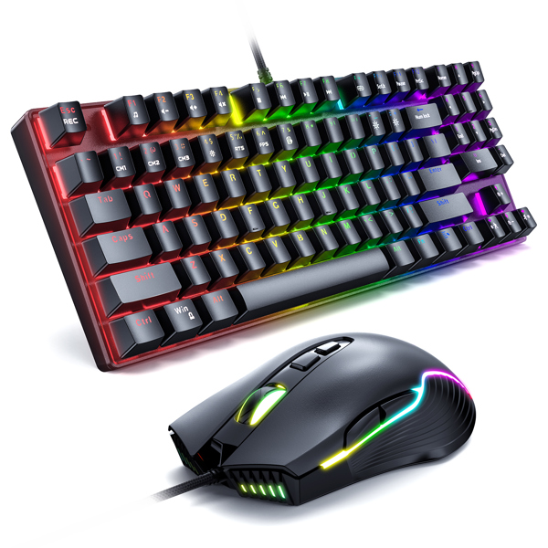 Ενσύρματο Σετ Gaming Onikuma G26 & CW905, Μαυρο - 6152