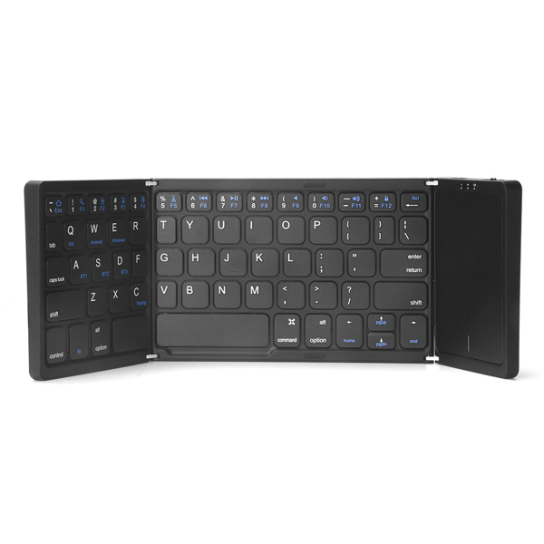 Πληκτρολόγιο No brand B089T, Touchpad, Foldable, Bluetooth, Μαυρο - 6171