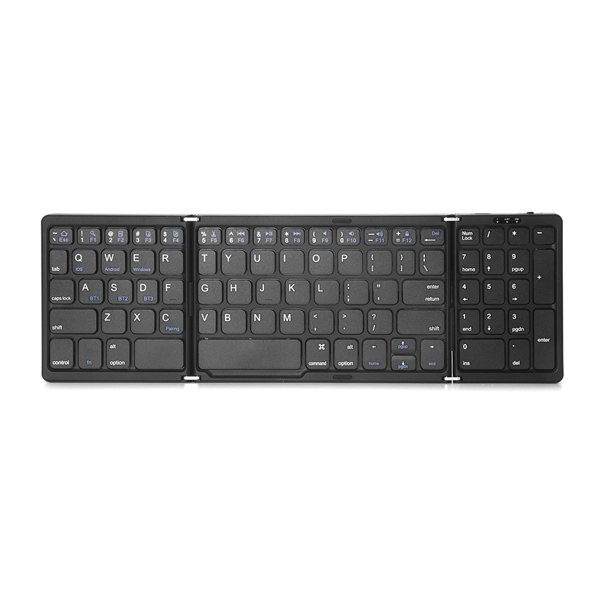 Πληκτρολόγιο No brand B089, Foldable, Bluetooth, Μαυρο - 6172