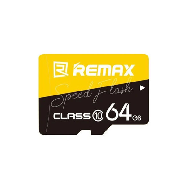 Memory card Remax Speed Flash, Micro SD, 64GB, Class 10, UHS-3, Yellow - 62059