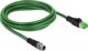 Delock Καλώδιο Δικτύου M12 4-Pin D-Coded σε RJ45, PVC, Πράσινο, 2m