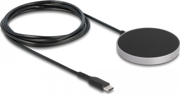Delock 66467 Ασύρματος Φορτιστής για Smartphone & Smartwatch, USB, Γρήγορη Φόρτιση, Μαύρο
