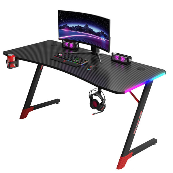 Gaming desk No brand D2209, 4 in 1, RGB, Black - 74001