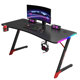 Gaming desk No brand D2209, 4 in 1, RGB, Black - 74001