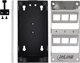 Delock Verteilerkasten 6-Port Cat.6A, Επιτοίχιος/Ράγας DIN με Keystone Modules