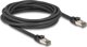 Delock DeLOCK RJ-45 network cable Cat.6a U/FTP ultra flexible (black, 5 meters, inner stainless steel jacket)