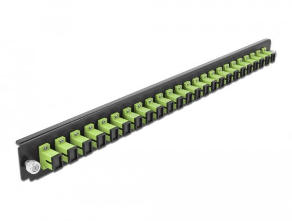 Delock DeLOCK Panel frontowy 19, 24 porty SC Simplex zielony
