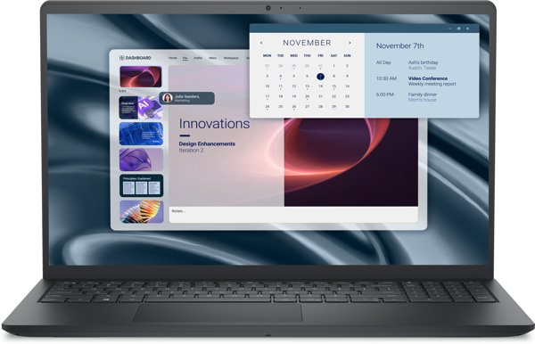DELL NTB Pro 15 Essential PV15255/AMD R5 7520U/8GB/512SSD/15.6" FHD/AMD Radeon 610M/65W/WLAN/Backlit Kb/W11P/3Y PS NBD