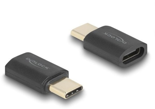 DeLOCK USB Adapter 40 Gbps USB Type-C PD 3.1 240 W port saver αρσενικό σε θηλυκό 8K 60 Hz
