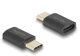 DeLOCK USB Adapter 40 Gbps USB Type-C PD 3.1 240 W port saver αρσενικό σε θηλυκό 8K 60 Hz