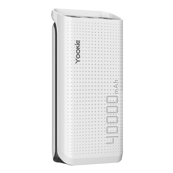Φορητός Φορτιστής Yookie YO15, 40000mAh, Λευκο - 87063