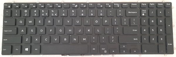 Πληκτρολόγιο Dell US-International, Ενσύρματο, Μαύρο
