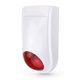 Smart alarm siren No brand PST-TS106, Outdoor, Wi-Fi, Tuya Smart, White - 91012