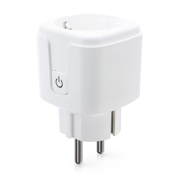 Smart socket No brand PST-ZEU-003, Monitoring, 220V, 16A, Wi-Fi, Tuya Smart, White - 91017