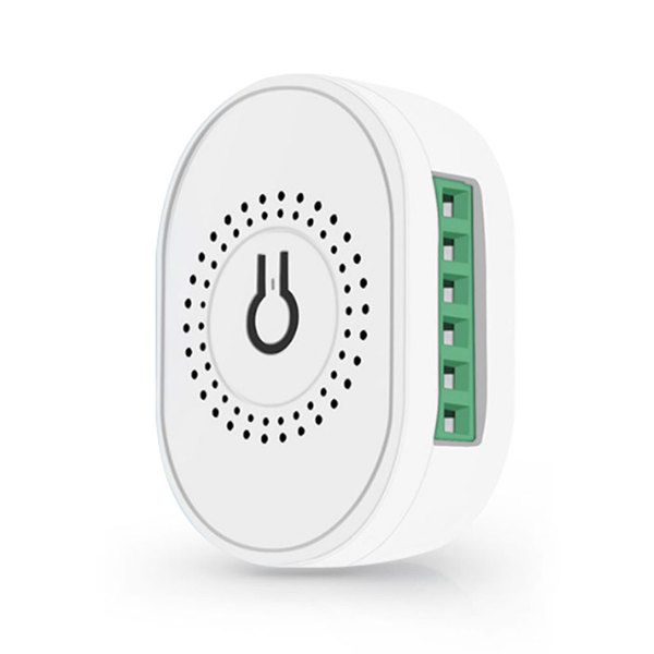 Smart switch No brand PST-TMW02, 2 Channels, 220V, 16A, Wi-Fi, Tuya Smart, White - 91022