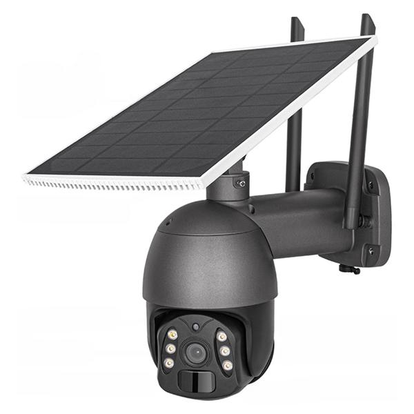 Smart security camera No brand PST-SQG-2-4G 3.0Mp, PTZ, 4G, Solar panel, Outdoor, Tuya Smart, Black - 91045