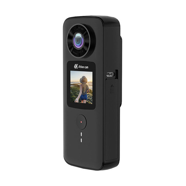 Waterproof action camera No brand ECM-AC07, 20 MP, 4K, with WIFI, 170°, Black - 91068