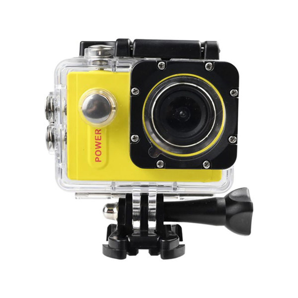 Waterproof action camera ECM-SJ4000W4B, 12 Mp, Full HD, 140°, Blue - 91069