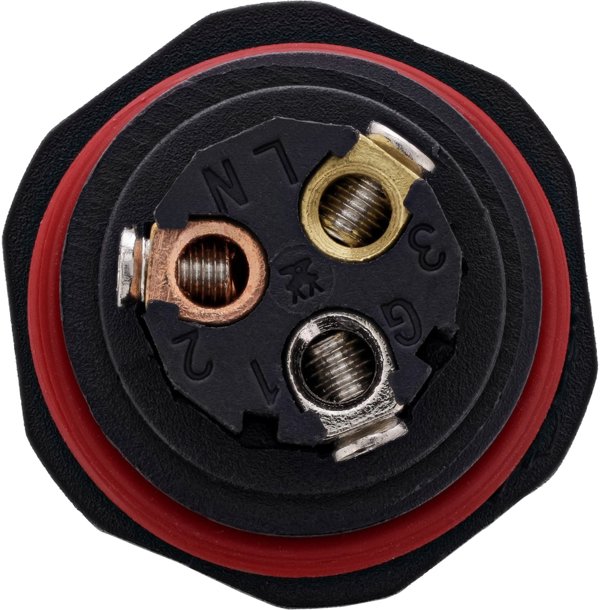 Delock InLine 69927U T-Connector IP68 Αδιάβροχος, 3-Way, M20, Για Καλώδια 4-14mm, 500V, 24A, Μαύρος