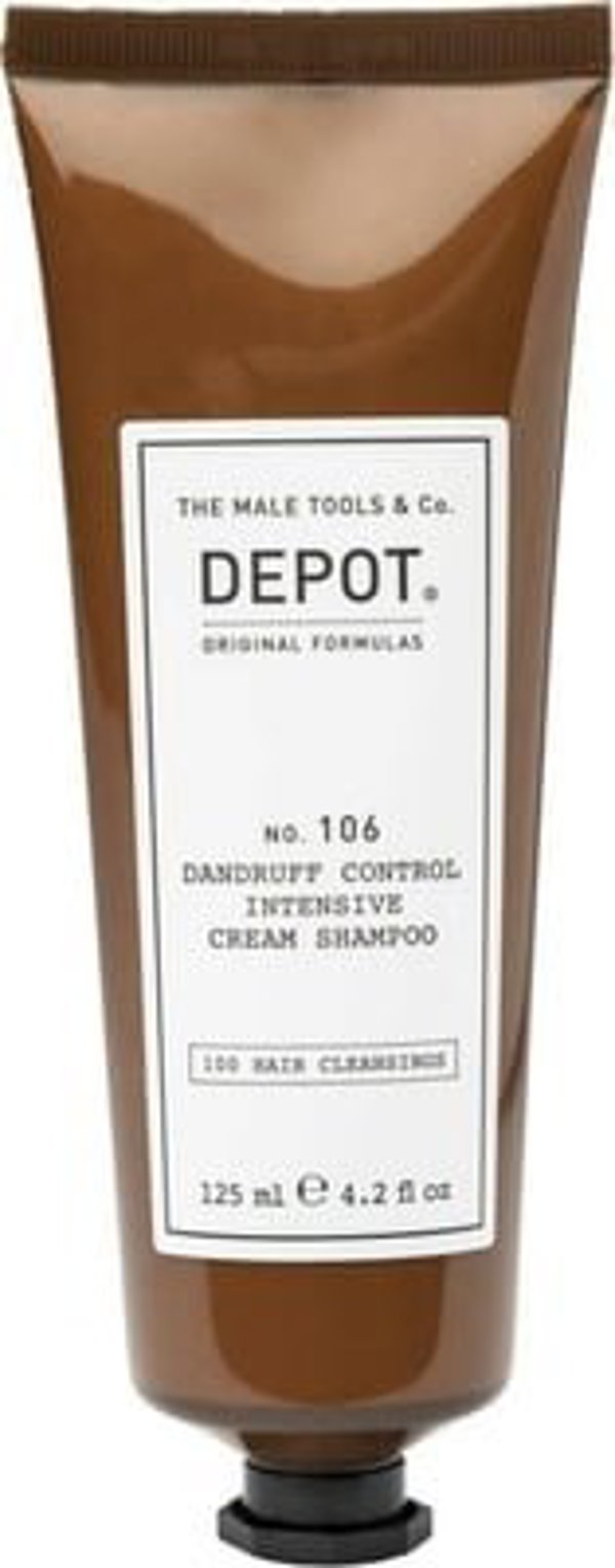 Depot, 100 Καθαρισμός Μαλλιών No. 106, Προ-Βιταμίνη B5, Σαμπουάν Μαλλιών, Κατά της Πιτυρίδας, 125 ml Για Άνδρες