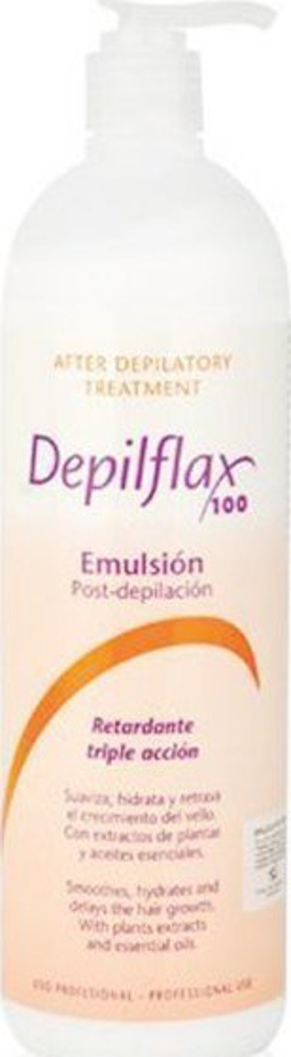 Depilflax Γαλάκτωμα Μετά την Αποτρίχωση με Αντλία, Ενυδατική Κρέμα για Πρόσωπο και Σώμα, 500ml