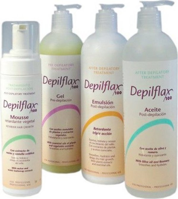 Depilflax Γαλάκτωμα Μετά την Αποτρίχωση με Αντλία, Ενυδατική Κρέμα για Πρόσωπο και Σώμα, 500ml