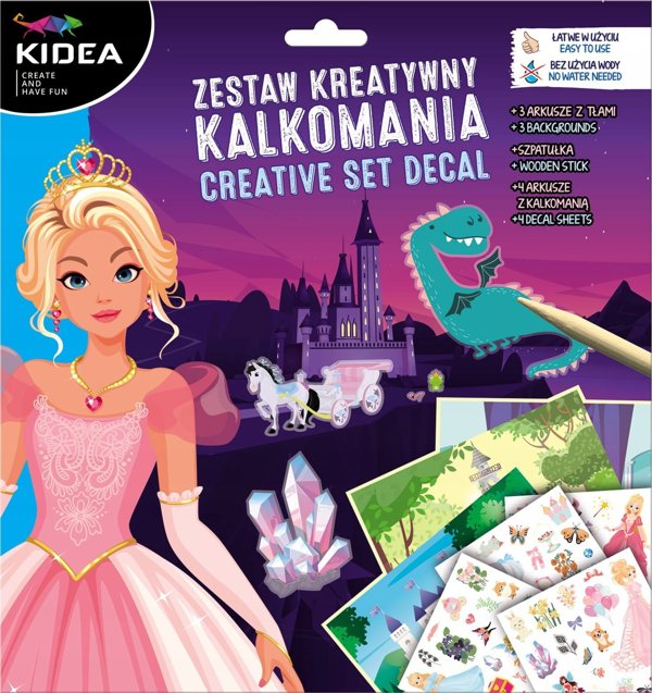 Derform δημιουργικό σετ - μεταφορά εικόνας B Kidea πριγκίπισσες