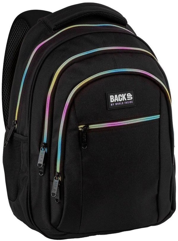 Σχολική Τσάντα Πλάτης Derform Backup 30x42x20cm με 3 Θήκες και 3 Τσέπες - Πολυμορφικό Σακίδιο για Μαθητές