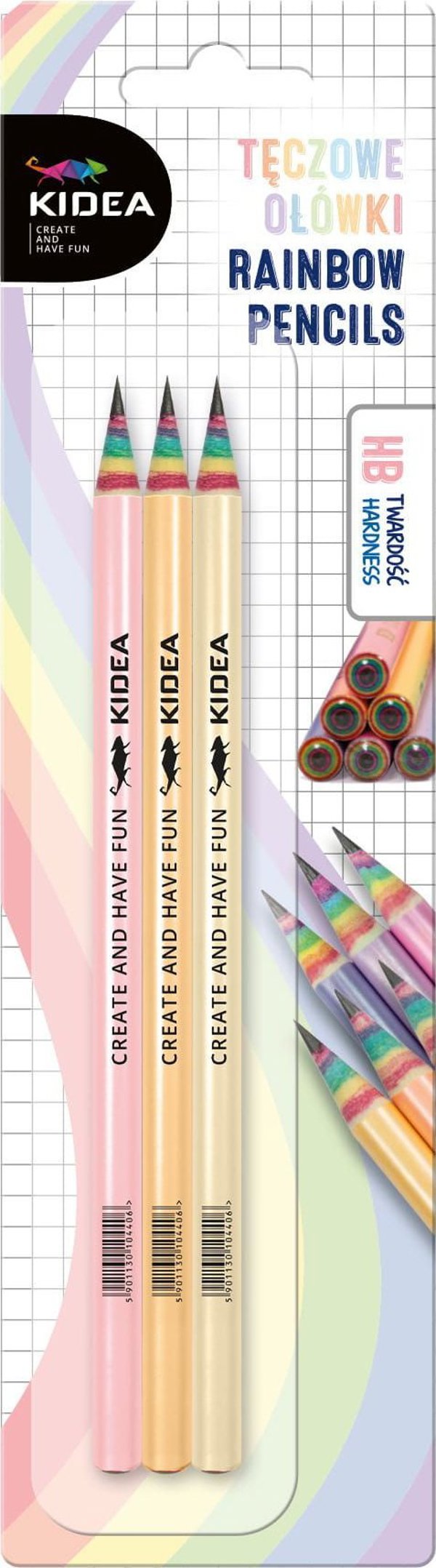 Μολύβι HB TECZ OP3PCS DERF KIDEA B/C