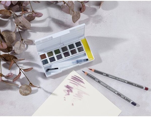 Derwent Graphitint Paint Pan Set – Σετ Υδατοδιαλυτά Χρώματα Γραφίτη Artequipment