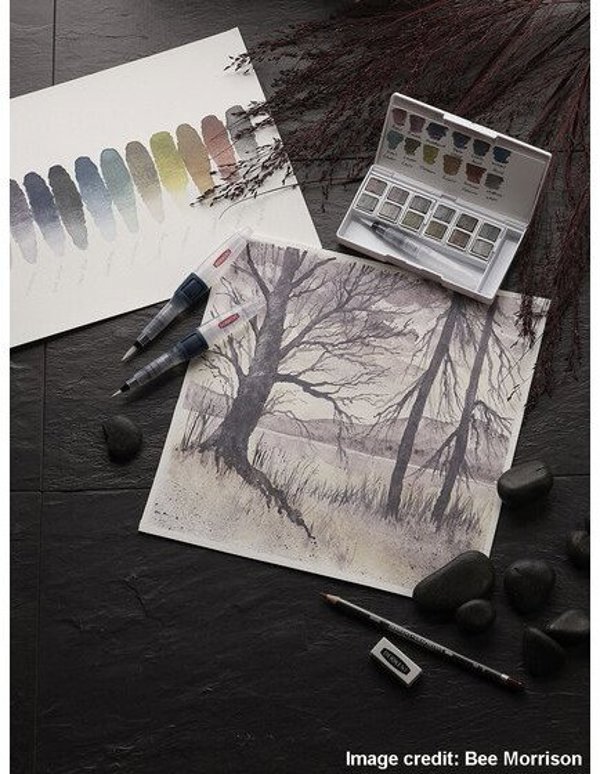Derwent Graphitint Paint Pan Set – Σετ Υδατοδιαλυτά Χρώματα Γραφίτη Artequipment