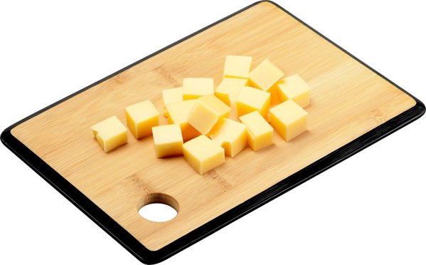 Kesper Δίσκος Κοπής από Μπαμπού με Λαβή Μαύρος 40cm x 30cm